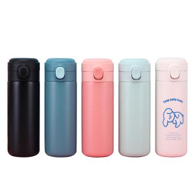 China Wholesale PORTABLE Thermoses Bounce Cover Temperature 316 Stainless Steel Water Bottle Double Wall Vacuum Flask for sale