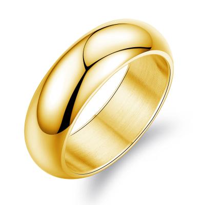 China CLASSIC Stainless Steel Rings Shape Mens Rings Gold Rings Jewelry for sale