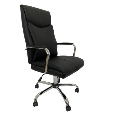 China Executive Office Adjustable Chair High Back (Height) And Low Back Black PU Desk Chairs Lounge for sale