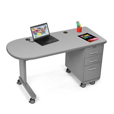 China Modern Furniture School Classroom Table Ergonomic Teachers Desk Tables for sale