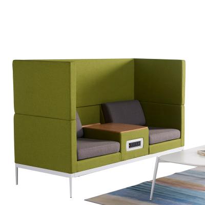 China Modular Acoustic Partition Sofa Office Pods Sofas For Modern Office Reception Desk Sofa for sale