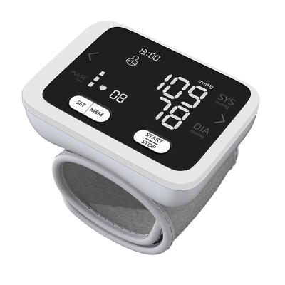 China Acrylic Electronic Aneroid Wrist Blood Pressure Monitor Analog BP Meter Blood Pressure Machine Wrist Sphygmomanometer for sale