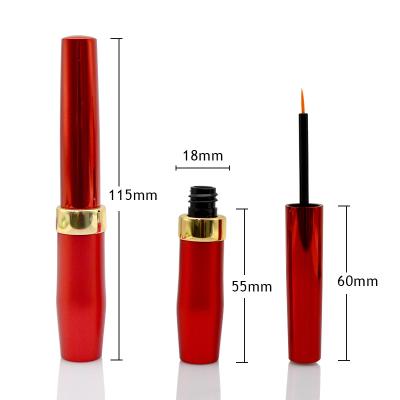 China Wholesale Cosmetic Magnetic Eyeliner Tube Eyelash Color Aluminum Eyelashes Waterproof Eyeliner With Gold Blue Tube for sale