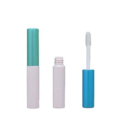 China Custom Clear Aluminum Top Plastic Lip Gloss Plastic Bottle Containers Lip Gloss Packaging Tubes for sale