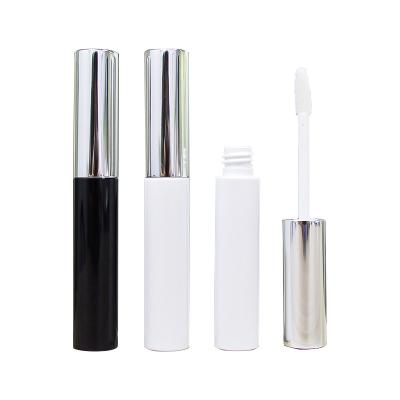 China Custom Cosmetic Wholesale Private Label Wand Lip Gloss Tube Lip Gloss Tubes Lip Gloss Packaging Plastic Lip Gloss Tubes With Soft White Brush for sale