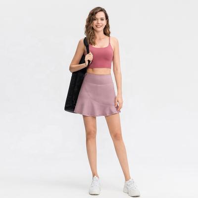 China RIMS New Style Women's Fitness Super Soft Comfortable Running Skirt Breathable Quick Dry Tennis Skirt for sale