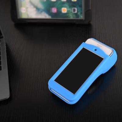 China Protect POS Machine Custom Design Sky Blue Anti-Drop Silicone POS A920 High Quality Silicone Case For POS Machine for sale