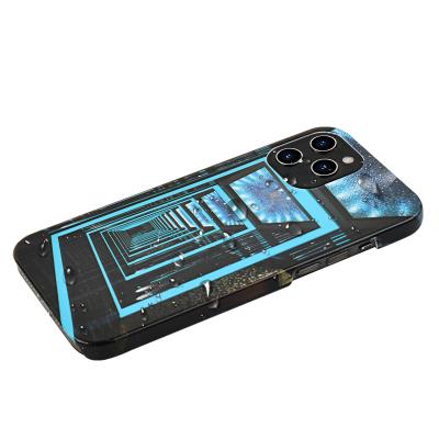 China Iphone 12 Max Phone Case Blue Back Shockproof Rubber Bumper Case PC Phone Case 5.8 Inch/6.1 Inch/6.5 Inch Max Iphone 12 Pro for sale