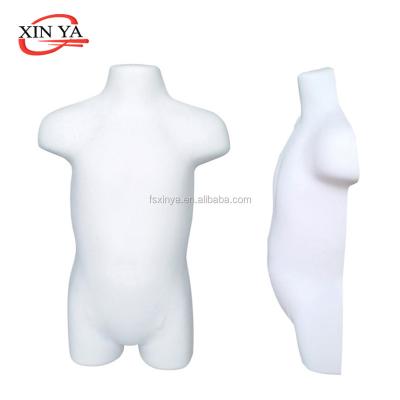 China Child Body Form Hollow-back / Plastic Cloth Hanging Mannequin Display With Metal Hook (#939) for sale