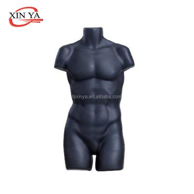 China Hollow-back Male Plastic Hanging Body Mannequin / Form / Dummy With Metal Hook (#938-White) for sale