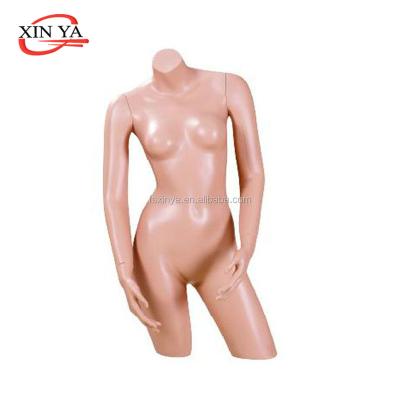 China Lightweight Plastic (PE) Half Headless Body Female Torso Mannequin (#955) for sale