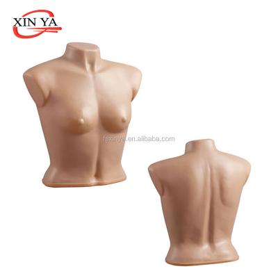 China Half Body Light Sexy Plastic Bra Mannequin (#887-Skin) for sale