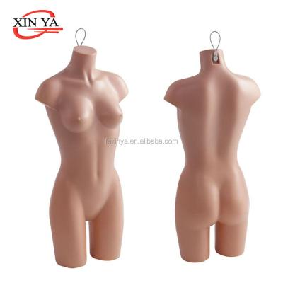 China Lightweight Headless Half Body Female Model Mannequin With Hanging Wire Rope Torso Mannequin (P928) for sale