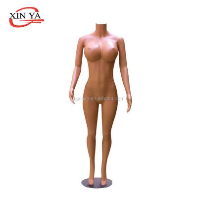 China Lightweight PE Big Breast Female Plastic Mannequins for sale