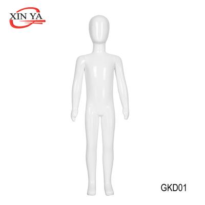 China Lightweight Wholesale Plastic Children Standing Mannequin (GKD01) for sale