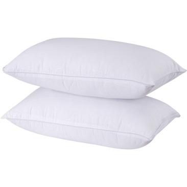 China Luxury Home Textile Wholesale Comfortable Simple And Elegant Washed Cotton Feather Down Fluffy Feather Silk Rest Pillow Core for sale