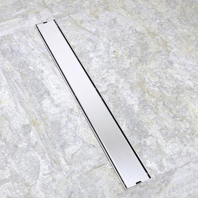 China Contemporary Concealed Linear Shower Drain Stainless Steel Long Floor Drain Trap For Hotel Bathroom for sale