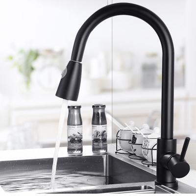 China Pull Out Spray 2021 Good Quality Kitchen Faucet 304 Stainless Steel Water Faucet Kitchen Faucets With Pull Out Sprayer for sale