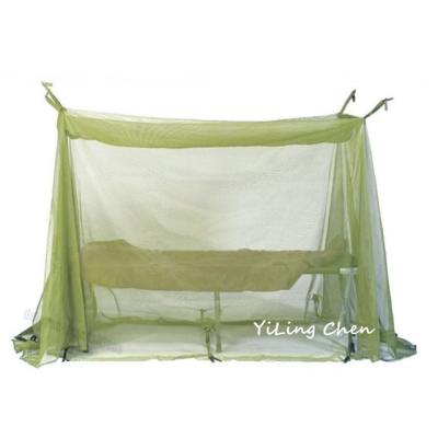 China POLISHED RECTANGULAR MOSQUITO NETS folded from OLIVE GREEN QUADRATE for sale