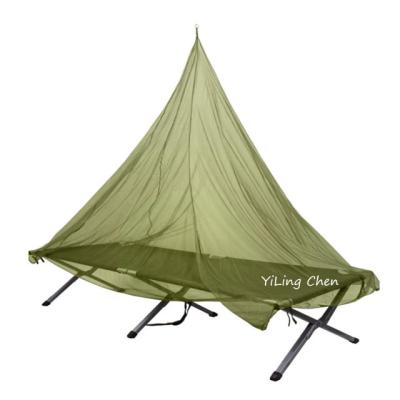 China DARK OLIVE GREEN TAPERED TRIANGULAR MOSQUITO NETS bent for sale