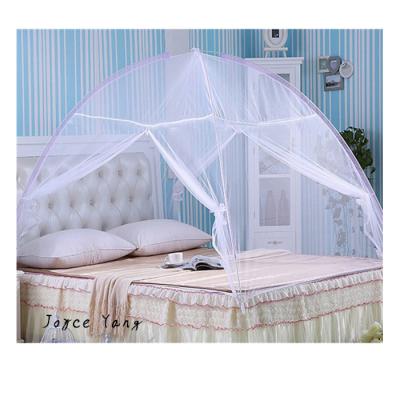 China Portable 100% Polyester House Fold Up Pop Up Mosquito Net Kids Mosquito Net Tent For Double Bed for sale