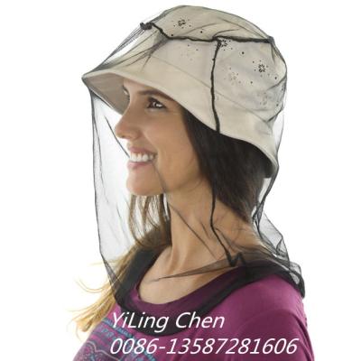 China Hot Selling Outdoor Comping Folded Protect Head Cover Travel Mosquito Net for sale