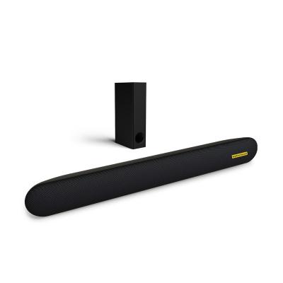 China Wireless System Fabric Fashion Design ST09 OEM Accept Home Theater Soundbar Rich Bass Speakers System With Subwoofer for sale