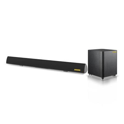 China Slim Cover 2.1 Channel Wireless System SQ02 Metal Bars Home Theater Sound System Soundbar for sale