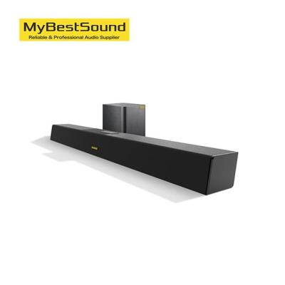 China Wireless Soundbar Home Speaker System 140W Wireless Soundbar BT 5.0 Theater Bar 3D TV Column Surround Sound Stereo Subwoofer With Remote Control for sale