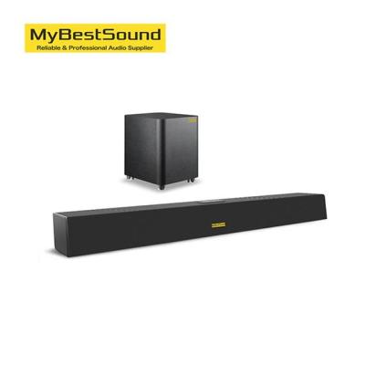 China Wireless 140W 2.1 Soundbar System With Wireless Subwoofer Sound Bar System For TV Home Theater for sale