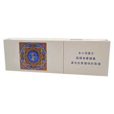 Cina Disposable White Cardboard Luxury Cigarette Boxes Custom Logo Packaging Case in vendita