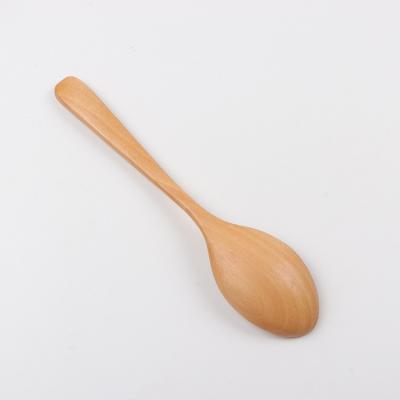 China Sustainable Reusable Minimalist Utensils Wooden Person Packed Kitchen Sample Personalized Wooden Spoon for sale