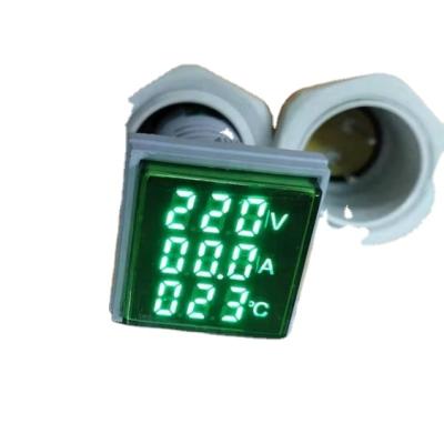 China Electronic equipment AMPERE/VOLTAGE /TEMPERATURE 0-100A/7-480VAC/-30-120C indicating meter à venda