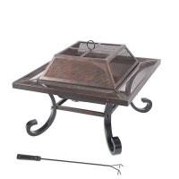 Cina Il barbecue d'acciaio di progettazione geometrica dell'OEM griglia il barbecue Oven Bronze Color in vendita