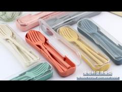 Reusable Wheat Straw Fibre Eco Tableware Accessories Elegant Design for Multiple Uses