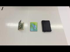 Customized RFID Aluminium Card Wallet Support Branding Custom Multifunctional
