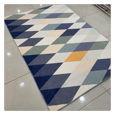 China Area Rugs Anti - Slip Home Dinner Room Decorative Printing Tile Carpet for sale