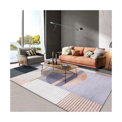 China Washable Soft Easy To Clean Stain Resistant Modern Area Rug 3d Living Room Blanket for sale