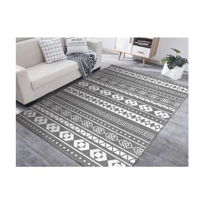 China Washable Custom Printed Modern China Pattern Chenille House Floor Bedroom Floor Rug for sale