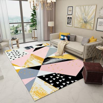 China Best Selling Living Room Digital Machine Washable Rug Digital Printed Blanket for sale