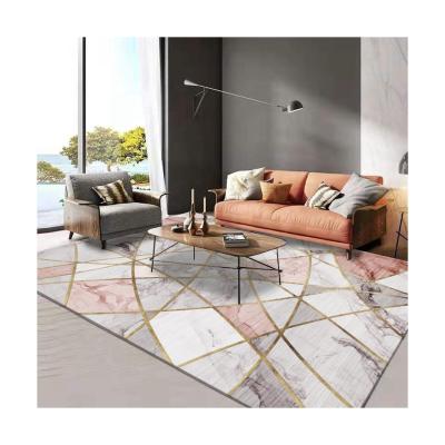 China Multiple Pattern Washable Hot Selling Design Choose 6mm Pile Size Living Room Area Rug Modern Printed Carpet for sale