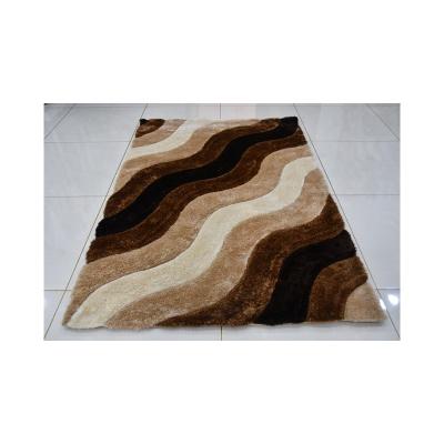 China Washable China Customs Office Floor 3D Shaggy Carpet Cover for sale