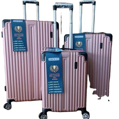 China High Quality Latest Design Factory Wholesale Customized Shiny Travel Luggage Fashionable Suitcase Trolley Luggage Sets for sale