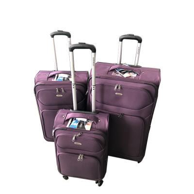 China High Quality Bottom Travel Suitcase Luggage For Woman Service Customized Soft Color Handle Trolley Case Suitcase Manufacturer for sale