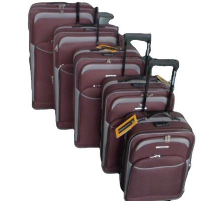 China Wholesale Cheap Polyester Luggage With Garment Stand Beauty Suitcase Bags Luggage Set For Women for sale