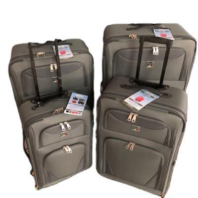 China Travel On Business Or Outdoor Lightweight Polyester Travel Luggage Suitcase Set Green Or Customized for sale