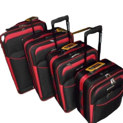 China New Wholesale Polyester Hebei Nylon 5pcs Suitcase Set Factory Price Travel Trolley Luggage Luggage Bags for sale