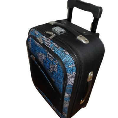 China Polyester EVA Printing Pattern Trolley Luggage Suit Case Goods On Business Travel Travel Bag Trolley Case Suitcase Set Essential Luggage for sale