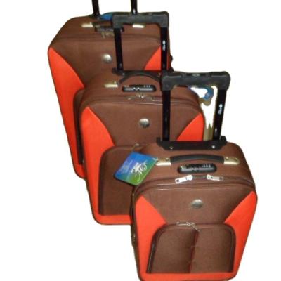 China Polyester EVA Trolley Luggage Case Durable On Business Travel Case Trolley Case Suitcase Luggage Essential Set for sale