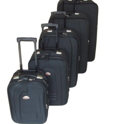 China Essential Cheap Luggage Suitcase Polyester Travel Trolley Case Suitcase Set for sale